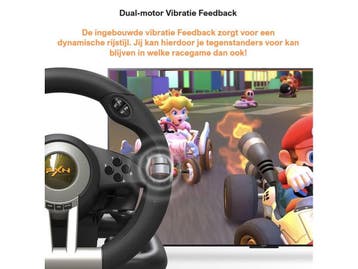 PXN V3 Pro - Race Stuur met Pedalen - 180 graden rotatie -, Verzenden, Nieuw