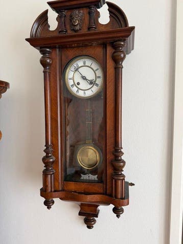 Regulateur - Antiek Hout, Messing - 1910-1920