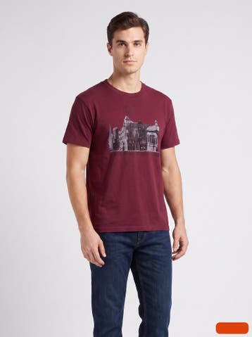 BOAS T-shirts Heren maat WS / L22 Burgundy Vintage, Ophalen of Verzenden, Nieuw