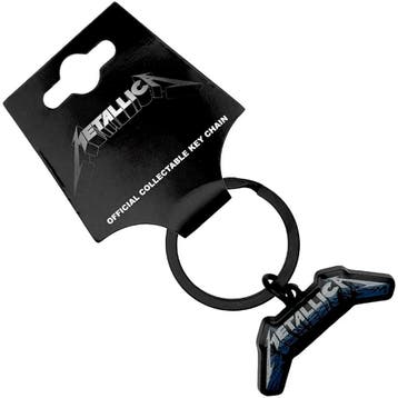 Metallica - Blue Shadow Logo - Sleutelhanger off merchandise, Ophalen of Verzenden, Nieuw, Gebruiksvoorwerp