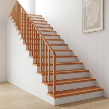 vidaXL Trapmatten 4 st Lak 90 x 25 x 2 cm Massief beukenhout, Verzenden, Nieuw