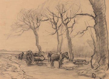 Kees Van Dongen (1877-1968) - Houtvesters met paardenkar
