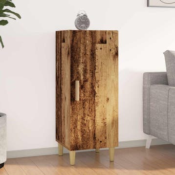 vidaXL Dressoir Oud Hout 34,5 x 34 x 90 cm Bewerkt hout, Verzenden, Nieuw, Overige houtsoorten, Minder dan 50 cm