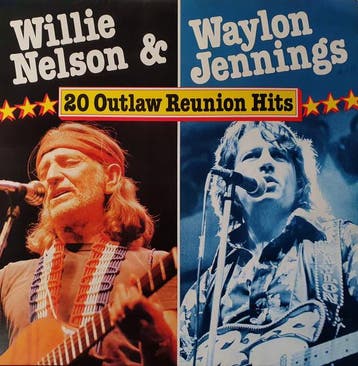 Waylon Jennings &amp; Willie Nelson - 20 Outlaw Reunion Hits, Ophalen of Verzenden, Gebruikt