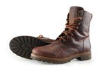 Panama Jack Veterboots in maat 41 Bruin, Kleding | Dames, Schoenen, Bruin, Verzenden, Overige typen, Zo goed als nieuw