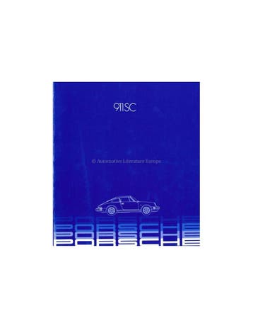 1982 PORSCHE 911 SC BROCHURE ENGELS (USA), Boeken, Nieuw, Porsche, Author