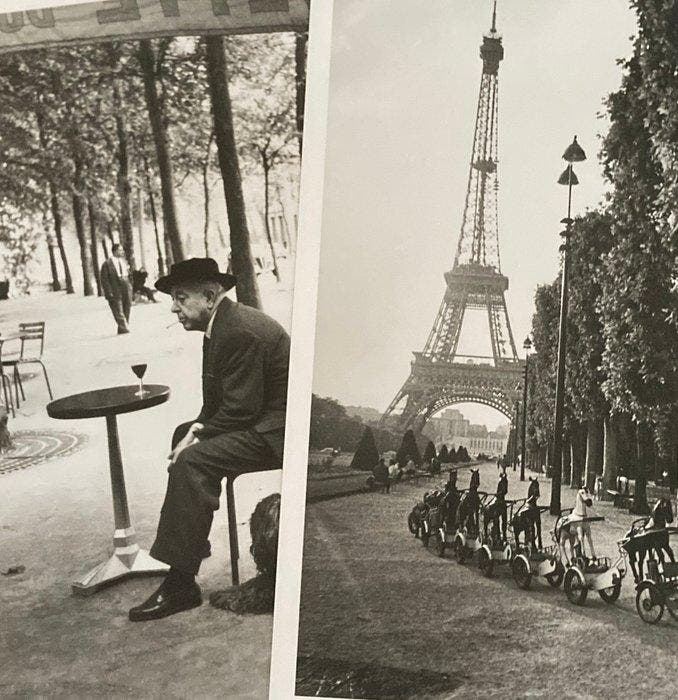 Robert Doisneau (1912–1994) - Paris Lot of 2 works 1955 &, Antiek en Kunst, Kunst | Designobjecten