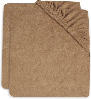Jollein Aankleedkussenhoes Badstof 50x70cm - Biscuit - 2, Verzenden, Nieuw
