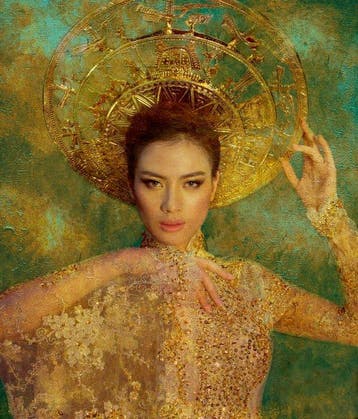 Viet Ha Tran - The Green Holy Temple - XL