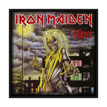 Iron Maiden - Killers - Patch officiële merchandise, Ophalen of Verzenden, Nieuw, Kleding