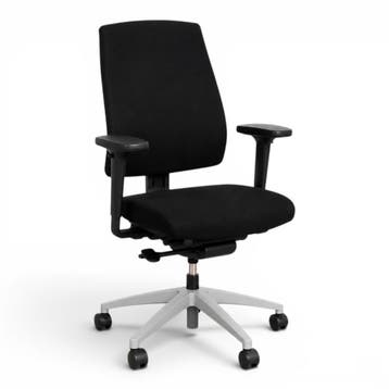Interstuhl Goal Smart bureaustoel, zwart-aluminium, Overige plaatsen, Ophalen of Verzenden, Gebruikt, Stoel