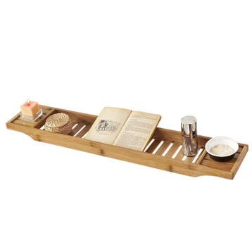 2dekans | SoBuy Badplank van Bamboe – 80 cm – Massief Hout,, Ophalen of Verzenden, Zo goed als nieuw