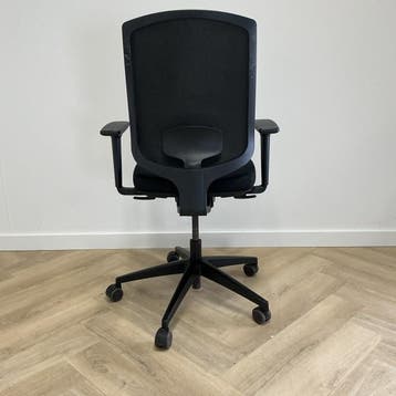 ergonomische bureaustoel, zwart - Gratis Bezorging, Gebruikt, Zwart, Ophalen of Verzenden, Bureaustoel