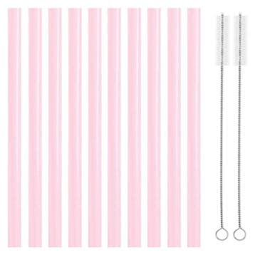 Fako Bijoux - Siliconen Rietjes Pastel XL - 10 Herbruikbare, Verzenden, Nieuw