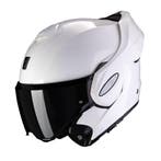 Scorpion Exo-Tech Evo Solid Wit Systeemhelm, Motoren, Kleding | Motorhelmen, Systeemhelm, XXL, Nieuw met kaartje, Overige merken
