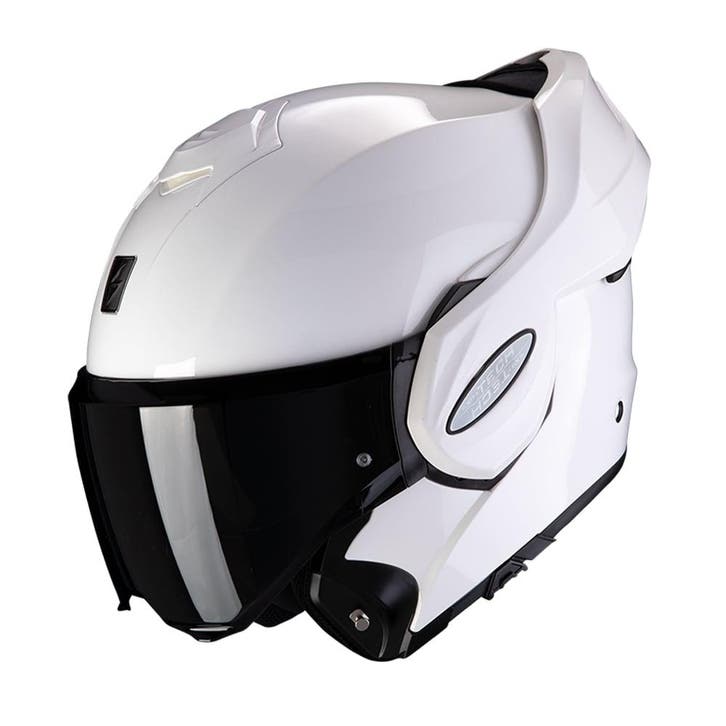 Scorpion Exo-Tech Evo Solid Wit Systeemhelm, Motoren, Kleding | Motorhelmen, Systeemhelm, Heren, XXL, Nieuw met kaartje, Overige merken