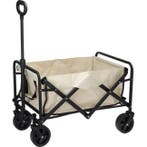 Bolderkar | 73 x 51 x 48 cm (Tot 50 kg, Opvouwbaar, Beige), Caravans en Kamperen, Kampeeraccessoires, Verzenden, Nieuw