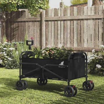 WOLTU Transportkar met Remmen - Opvouwbare Steekwagen voor T, Caravans en Kamperen, Bolderkarren, Verzenden, Nieuw