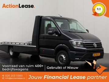 Volkswagen Crafter Autotransporter L5 H1 2021 Diesel, Zwart, Nieuw, Dealer onderhouden, Lease