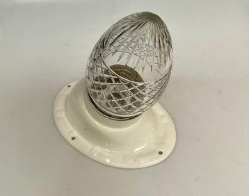 Julius Dressler Bamberg - Plafondlamp - Porselein - JDB, Antiek en Kunst
