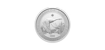 Canada Goose 2 oz 2025, Verzenden, Noord-Amerika, Losse munt, Zilver