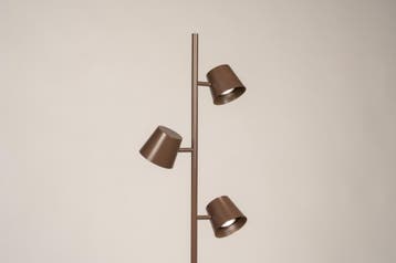 Rietveld Vloerlampen - Bruin - Metaal, Huis en Inrichting, Verzenden, Nieuw