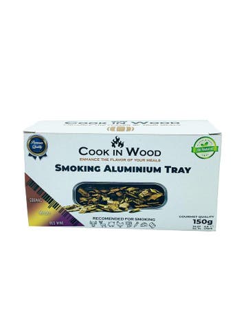 Cook in Wood BBQ oak barrel wood chips mix - aluminium tray, Ophalen of Verzenden, Nieuw