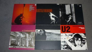 U2 - A lot of 6 great albums incl. 2 x Maxi Single & Double, Cd's en Dvd's, Vinyl Singles, Nieuw in verpakking