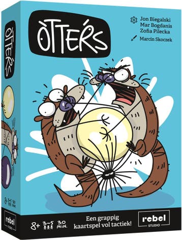Otters - Card game | Rebel - Kaartspellen, Hobby en Vrije tijd, Gezelschapsspellen | Kaartspellen, Verzenden, Nieuw