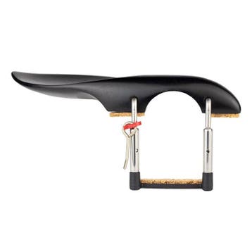 Teller CR-220E violin chinrest Guarneri-model, ebony, made, Muziek en Instrumenten, Strijkinstrumenten | Overige, Ophalen of Verzenden