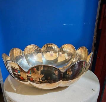 Fruitschaal - Zilver - Prachtige zilveren fruitschaal