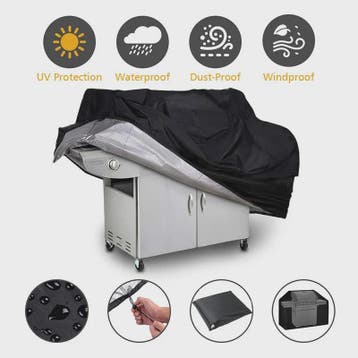 Waterdichte BBQ Grillhoes - Heavy Duty & UV-bestendig - Besc, Verzenden, Nieuw