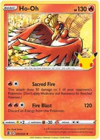 Ho-Oh Celebrations 001/025, Ophalen of Verzenden, Nieuw, Losse kaart, Foil