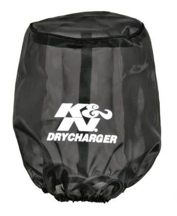 K&N Drycharger Air Filter Wrap Round Tapered Black 5.375in, Ophalen of Verzenden