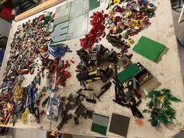 Lego Onderdelen - 8000 gram losse LEGO met bouwplaten, Nieuw