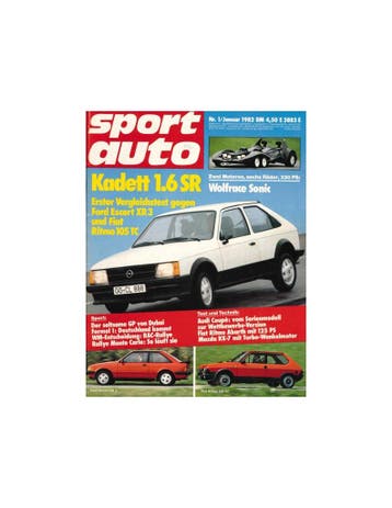 1982 SPORT AUTO MAGAZINE 01 DUITS, Nieuw, Author