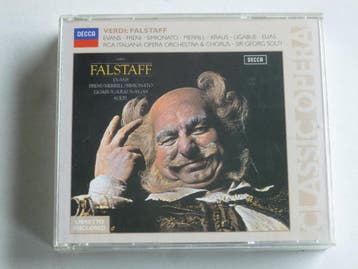 Verdi - Falstaff / Solti, Evans, Freni, Merrill (2 CD), Ophalen of Verzenden, Zo goed als nieuw