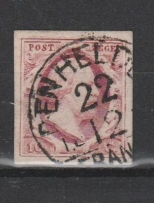 Postzegel Ned 1852 Nr.2 gebruikt zie omschrijving (1374), Verzenden, T/m 1940, Gestempeld