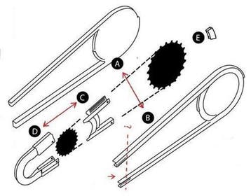 Hebie Chainglider 350f 42t E1 445-175 Mm Zwart, Ophalen of Verzenden, Nieuw, Hebie
