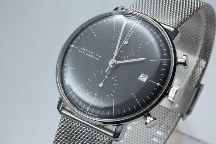Junghans - Max Bill Chronoscope - 027/4601.00M - Heren -, Sieraden, Tassen en Uiterlijk, Horloges | Heren