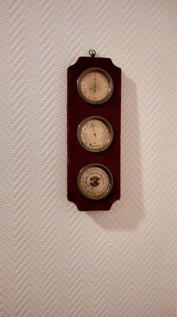 Weerstation - Messing - Weerstation met 3 apparaten