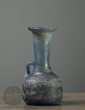 Oud-Romeins, Keizerrijk Glas Romeins glazen kruikje met