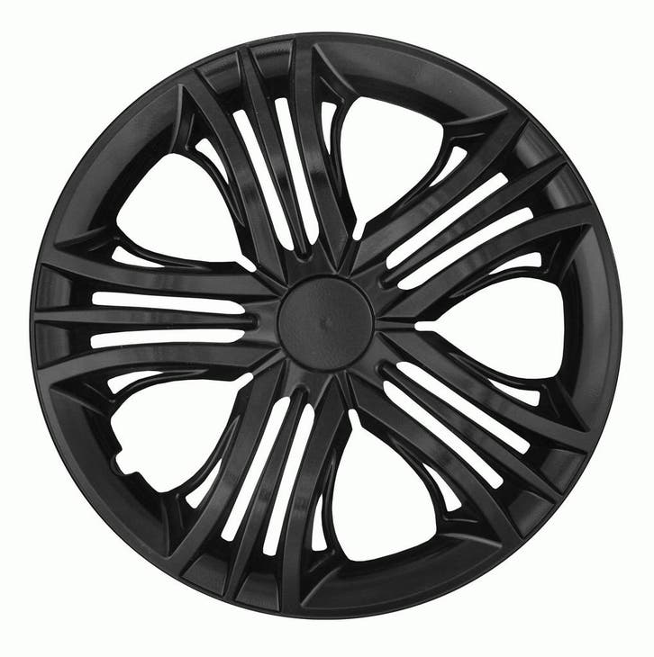 Wieldoppen  Fun Zwart 15 Inch, Auto diversen, Wieldoppen, Verzenden