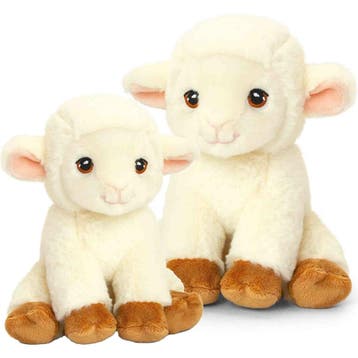 Pluche schapen familie - knuffel - 18 en 25 cm - boerderij, Verzenden, Nieuw