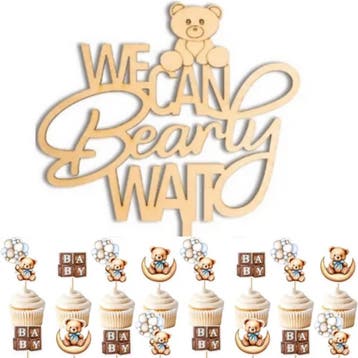 Babyshower ballonnen set met 10 grote gouden letters, Verzenden, Nieuw, Versiering, Geboorte of Huwelijk