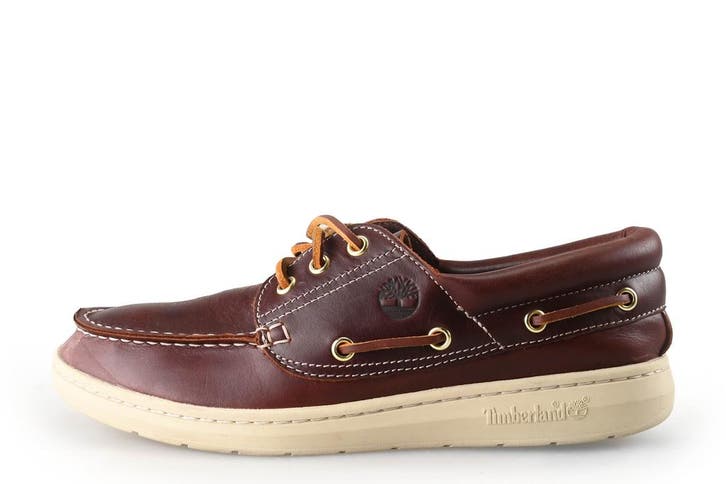 Timberland Loafers in maat 41½ Rood, Kleding | Heren, Schoenen, Overige kleuren, Zo goed als nieuw, Loafers, Verzenden