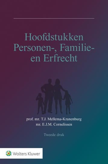 Hoofdstukken personen-, familie- en erfrecht 9789013140835, Verzenden, Gelezen, E.J.M. Cornelissen