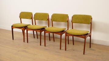 4 x eetkamerstoelen | Erik Buch | Model 49 | Palissander |, Ophalen of Verzenden, Nieuw