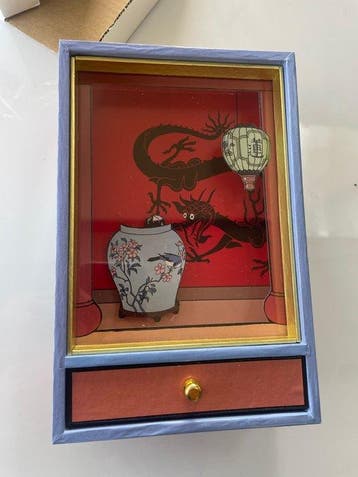Tintin - 1 Music box - Boîte à musique - Le lotus bleu -, Nieuw