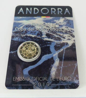 Andorra. 2 Euro 2019 Ski (Zonder minimumprijs)